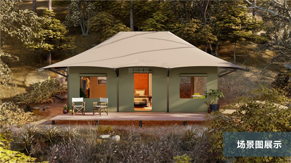 游牧文明遇见现代设计：解码禹城市露营酒店帐篷的建筑哲学